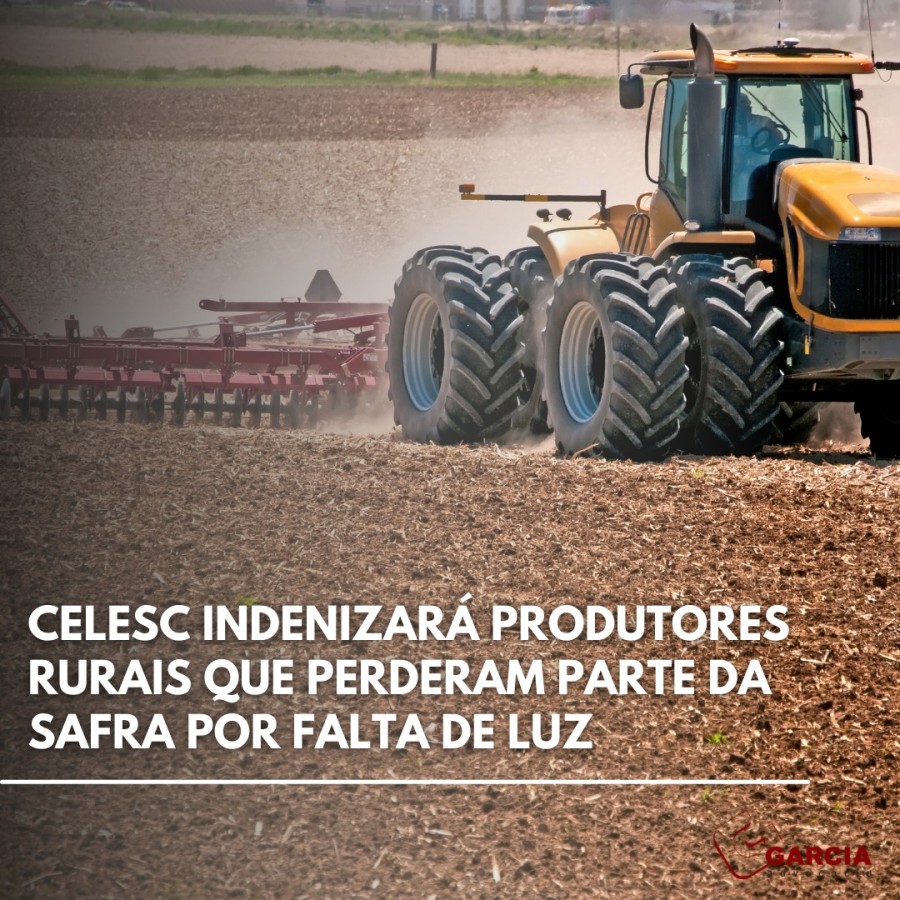 Celesc indenizar produtores rurais que perderam parte da safra por falta de luz