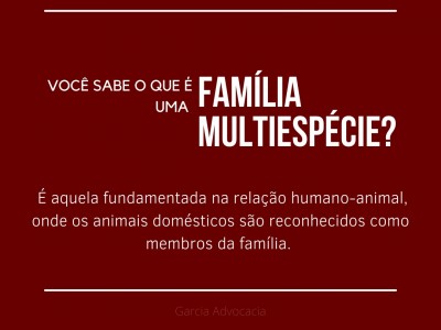 Voc sabe o que  uma famlia multiespcie?